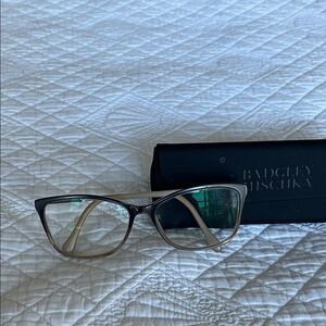 Badgley Mischka Brown Frames / glasses with Case